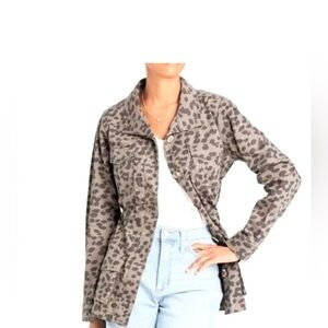 Knox Rose Leopard Print Women's Jacket